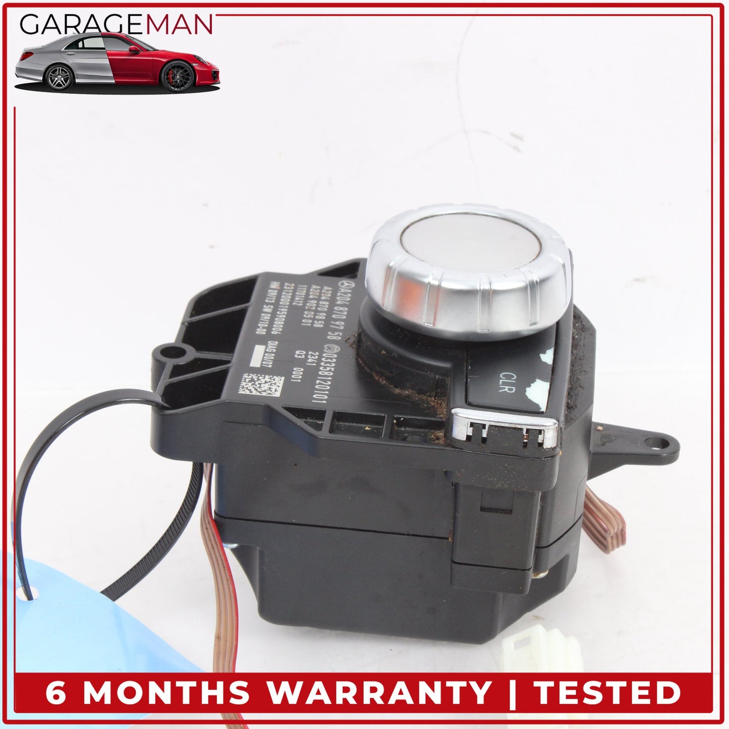 2012-2015 Mercedes W204 C250 C300 Multimedia Knob Control Switch 2048709758 OEM