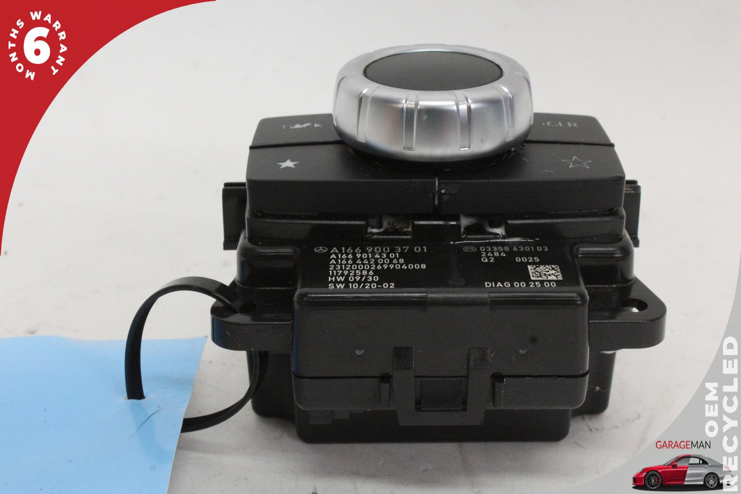 12-13 Mercedes-Benz GL450 X166 Front Audio Radio Control Switch 1669003701