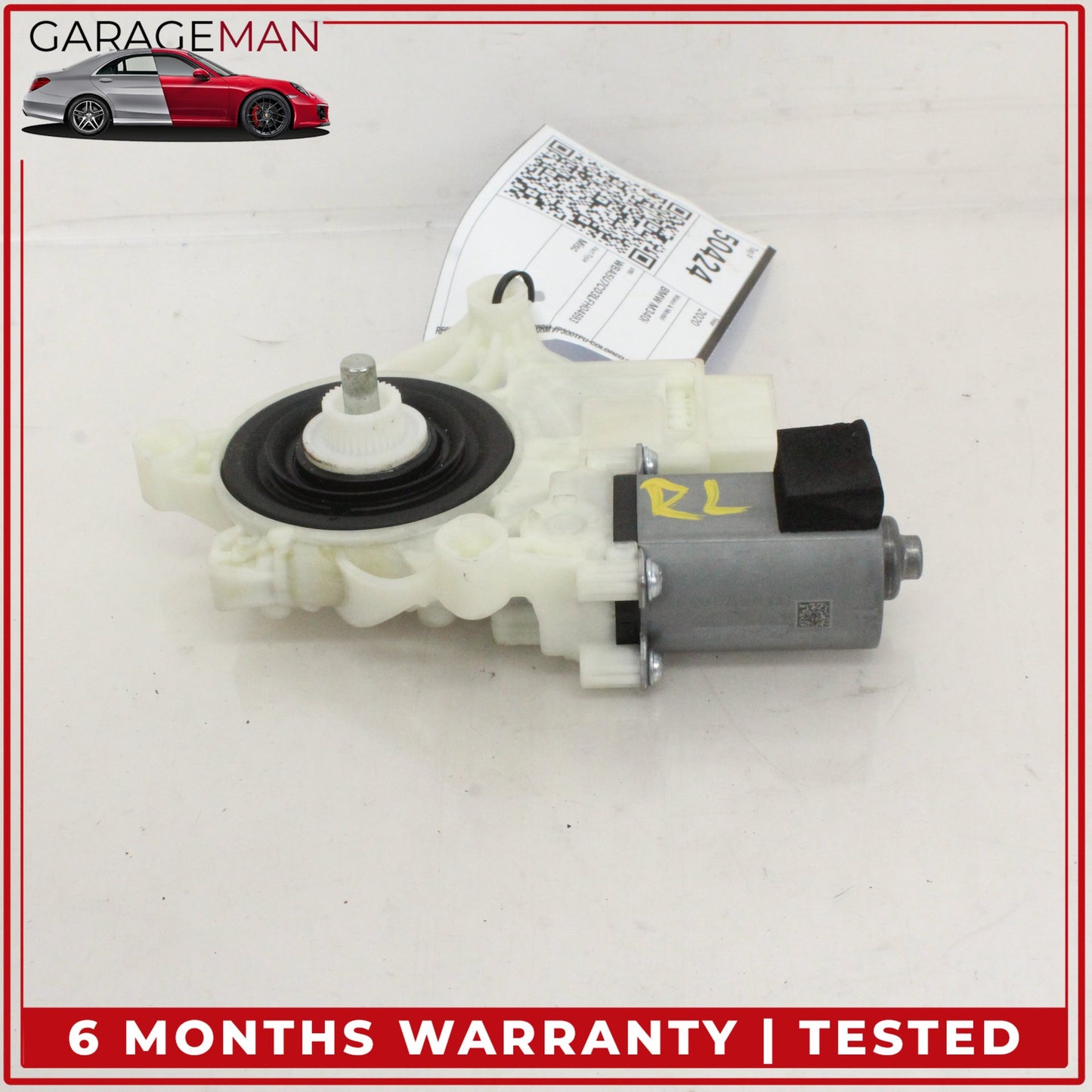 2019-2024 BMW M340i G20 Rear Left Driver Side Window Regulator Motor 8495867 OEM