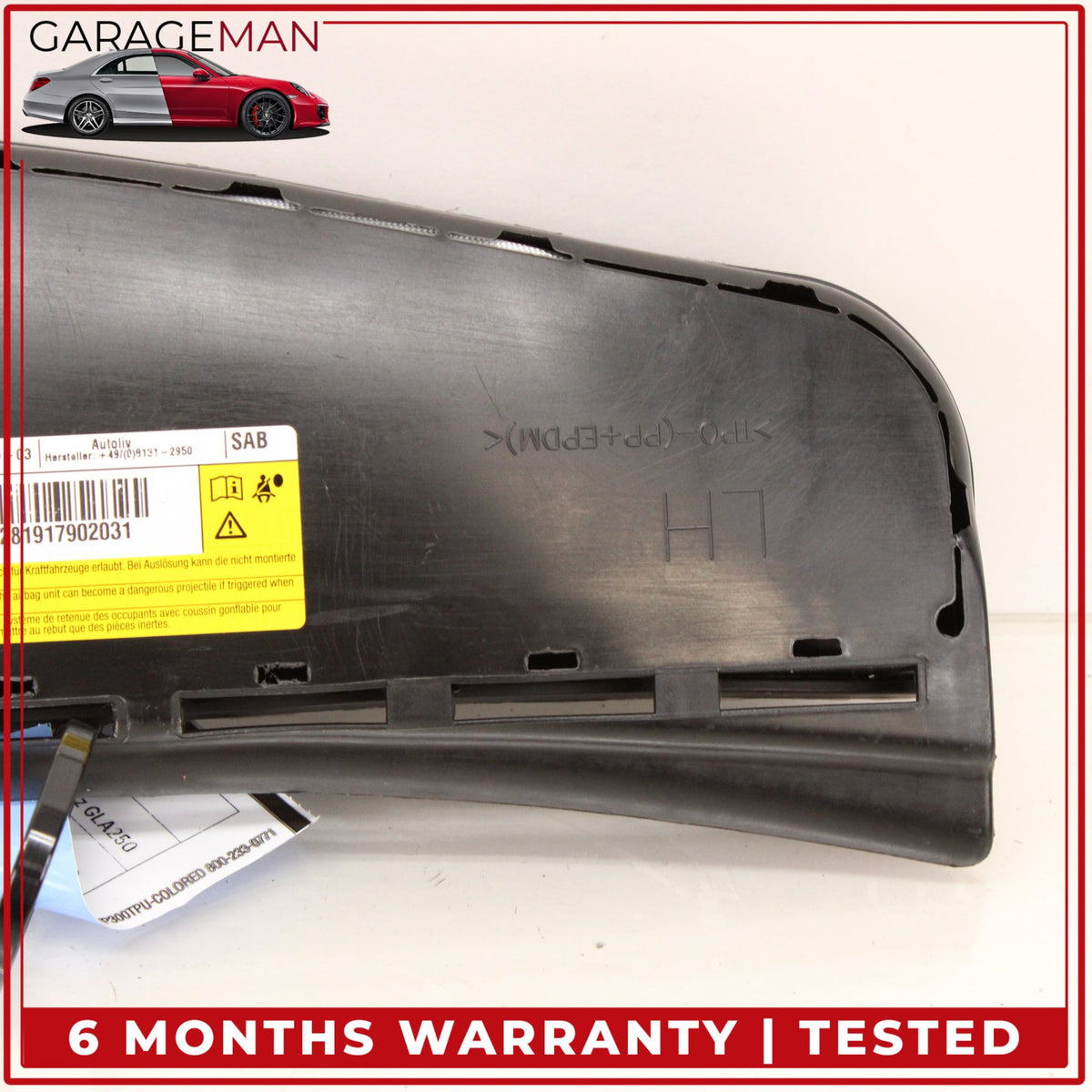 2014-2020 Mercedes X156 GLA250 Front Left Driver Side Seat Airbag 1178601502 OEM
