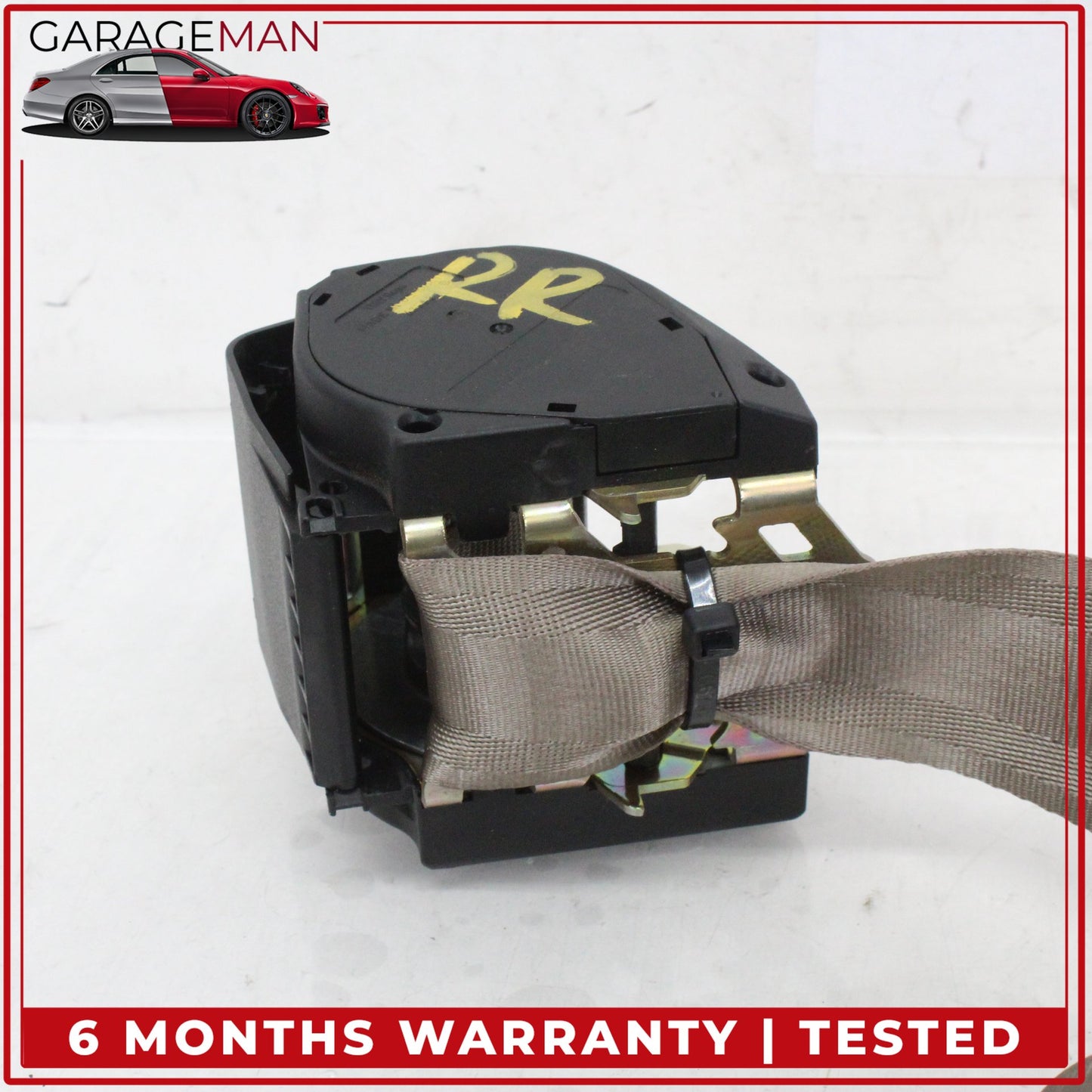 1997-2003 Jaguar XK8 XKR Rear Left or Right Side Seat Belt Retractor Beige OEM
