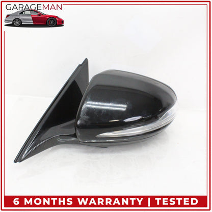2014-2017 Mercedes W222 S550e Front Left Side Door Rear View Mirror Black OEM