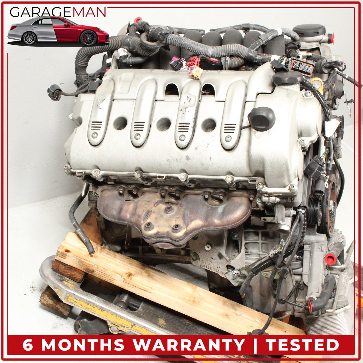2003-2006 Porsche Cayenne 955 Turbo S 4.5L V8 M48.50 Engine Motor Assy OEM 103k