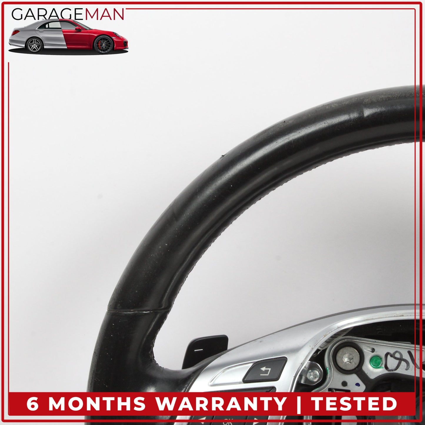 2012-2016 Mercedes W166 ML350 GL450 Driver Steering Wheel w/ Paddle Shifters OEM
