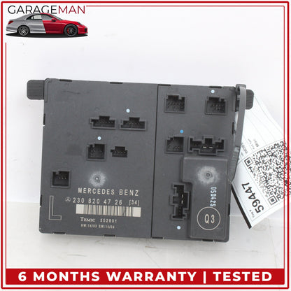 2003-2012 Mercedes R230 SL500 Front Left Side Door Control Module 2308204726 OEM