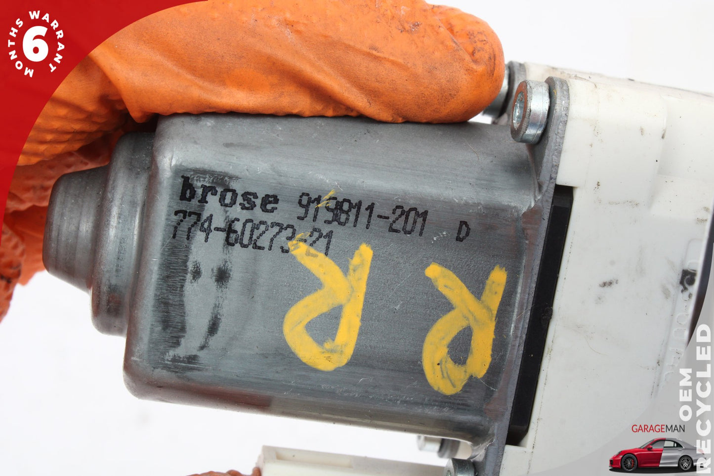 2009-2016 Audi A4 Rear Right Passenger Side Door Window Regulator Motor Unit 8K0959812A