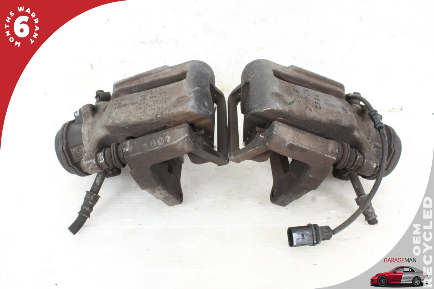 2011-2018 Audi A8 S8 Rear Left and Right Side Brake Caliper Set 4H0615403A OEM