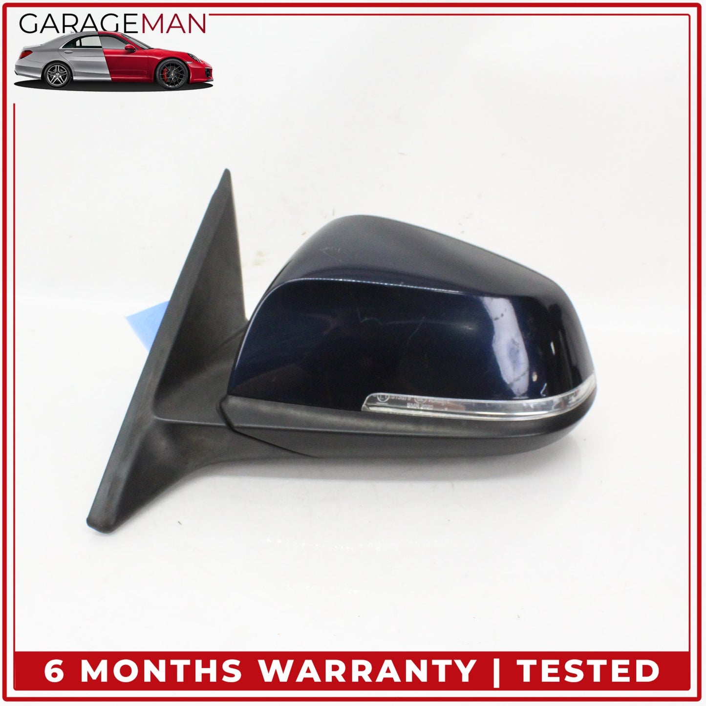 2014-2020 BMW 430i 428i Front Left Driver Side Door Rear View Mirror Blue OEM