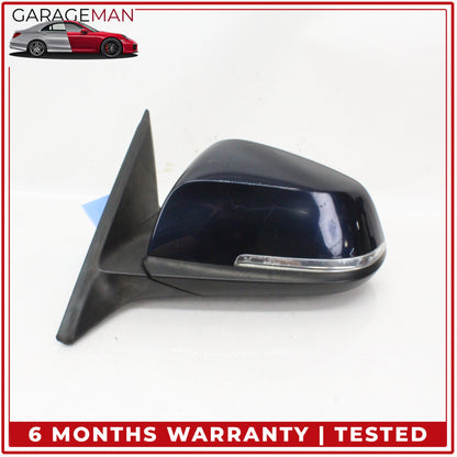 2014-2020 BMW 430i 428i Front Left Driver Side Door Rear View Mirror Blue OEM