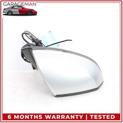 2017-2019 Audi Q7 Front Right Side Door Rear View Mirror w/ Camera Silver OEM