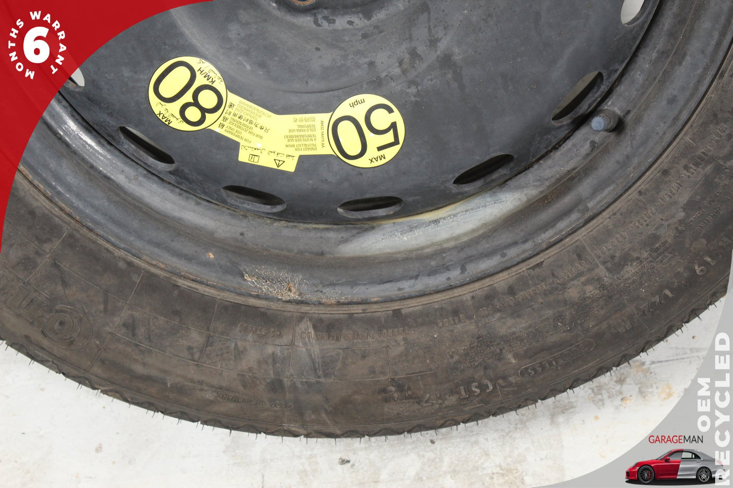 2010-2016 Land Rover LR4 Emergency Spare Tire Wheel Donut Rim 5H221007BA OEM