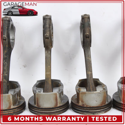 1998-2006 Mercedes W220 S430 Engine Motor Piston Connecting Rod Set of 8 OEM