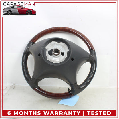 2000-2006 Mercedes W215 CL500 S500 Front Left Steering Wheel Wood 2204600503 OEM