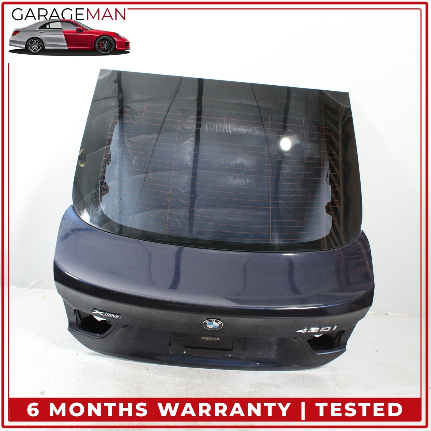 2015-2020 BMW 430i xDrive Gran Coupe Rear Trunk Lid Panel w/ Window Glass OEM
