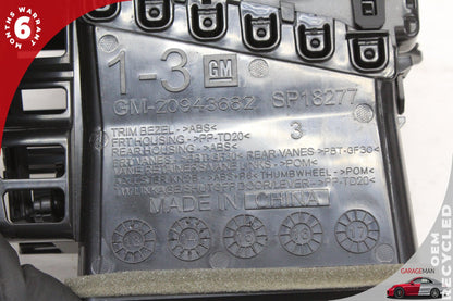 2014-2019 Chevrolet Silverado 1500 Front Left Dash AC A/C Air Vent 20943682 OEM