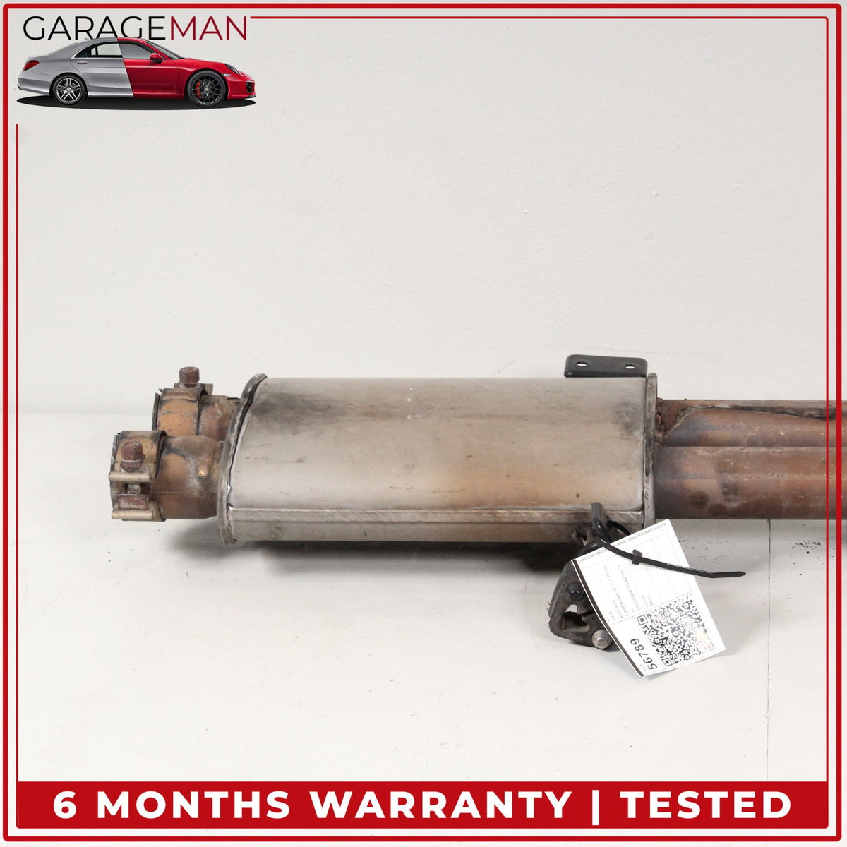 2014-2019 Range Rover L405 3.0L Exhaust Center Muffler Resonator DPLA5212AC OEM