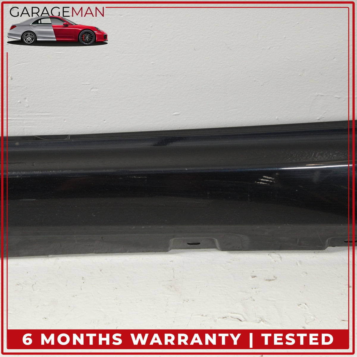 2013-2019 BMW 650i 640i F06 Left Side Skirt Rocker Panel Black 8052655 OEM