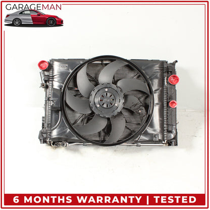 2008-2020 Mercedes W212 E400 Engine Radiator Cooling Fan Motor Assembly OEM