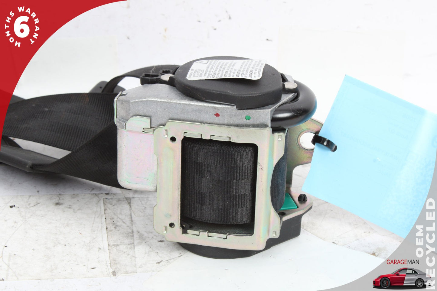 2007-2015 Audi Q7 Rear Left Driver Side 2nd Row Seat Belt Black 4L0857805H OEM