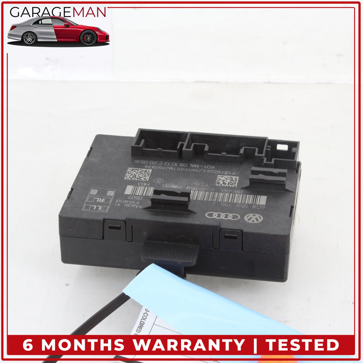 2012-2018 Audi A6 Rear Left or Right Door Control Module Unit 4G8959795J OEM