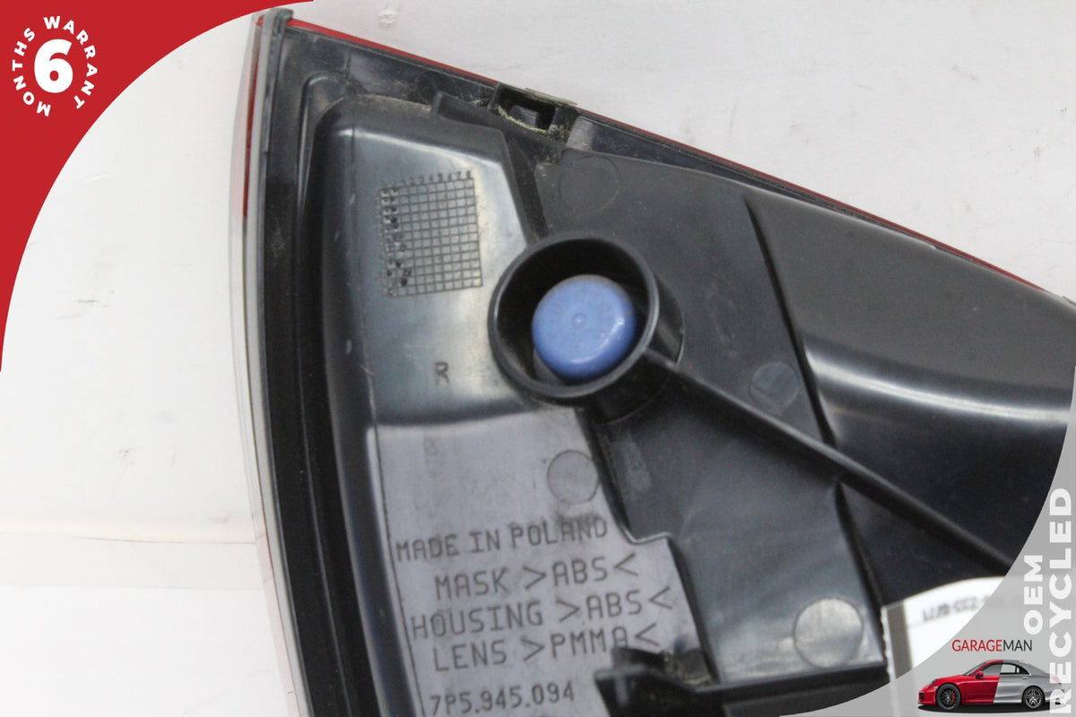 2011-2014 Porsche Cayenne 958 Rear Right Side Inner Tail Light 7P5945094L OEM