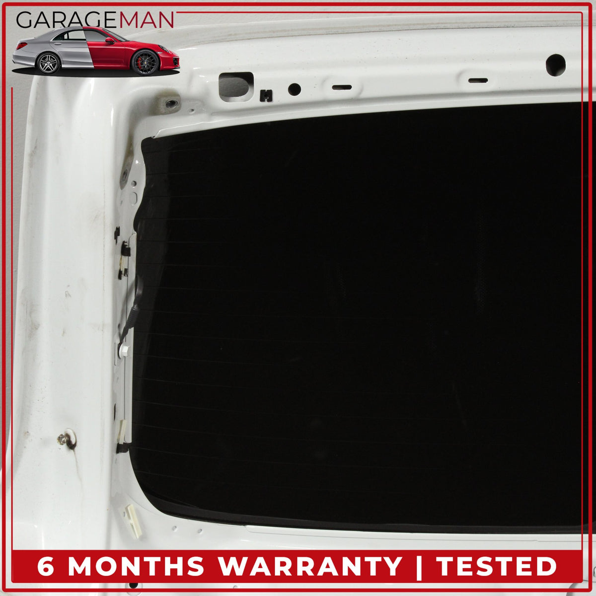 2007-2015 Audi Q7 4L Rear Trunk Lid Panel Assembly Glacier White Metallic OEM