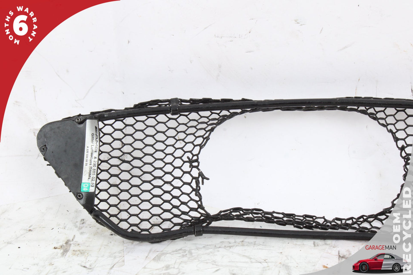 2003-2006 Mercedes R230 SL500 SL550 Front Bumper Grille Mesh Set of 3 Pc OEM