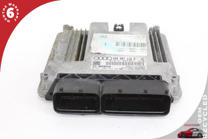 2014-2016 Audi A6 Quattro 2.0L Engine Computer Control Module ECU 4G0907115P OEM