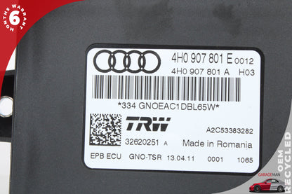 12-18 Audi A6 C7 Sedan Electronic Parking Brake Control Module 4H0907801E