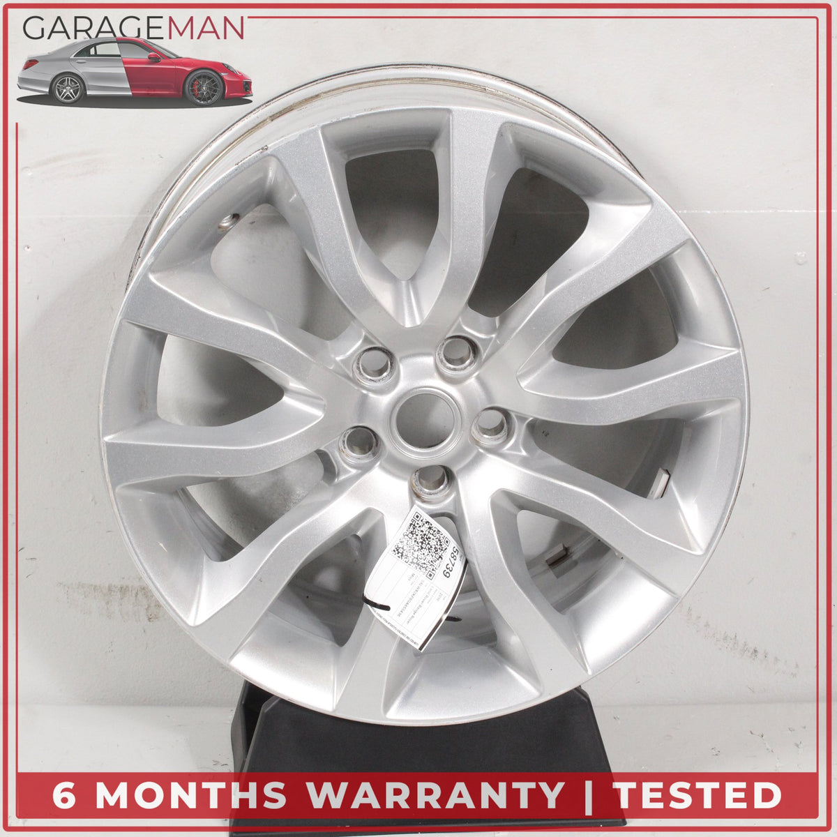2014-2022 LR Range Rover Sport L494 8.5 x 20 20" Wheel Rim Silver DK621007DB OEM