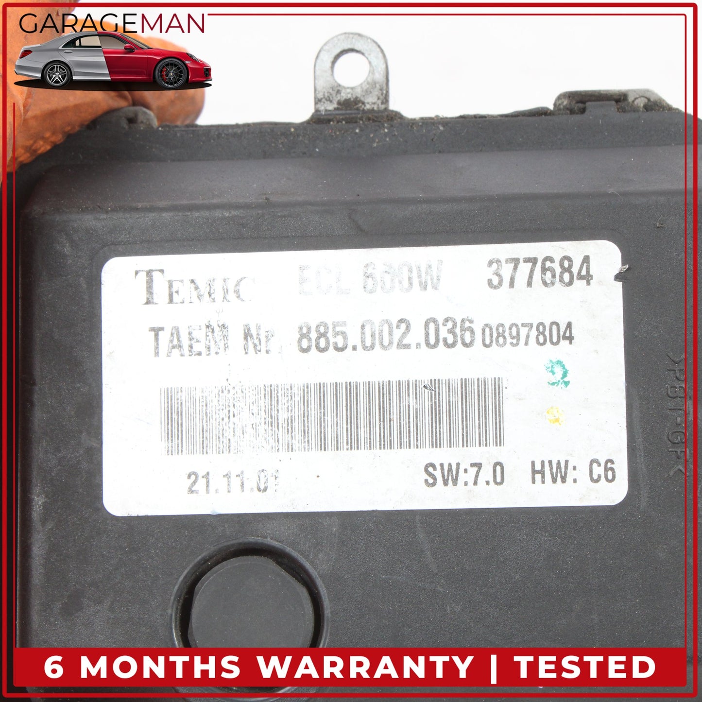 2002-2006 Mercedes W215 CL500 Radiator Cooling Fan Motor Temic 2205000193 OEM
