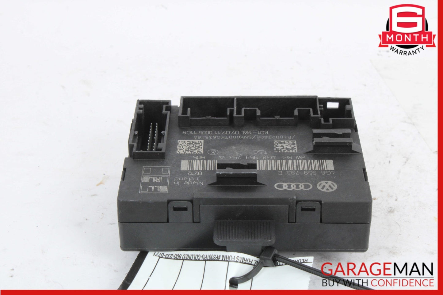 2012-2018 Audi A6 C7 Sedan Front Left Door Control Module 4G8959793 OEM