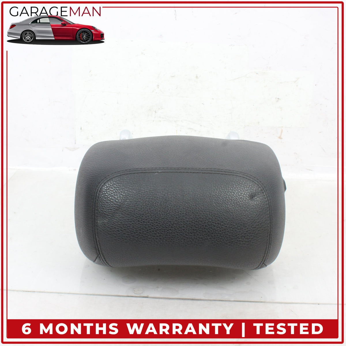2012-2019 BMW 640i F12 Front Left and Right Side Seat Headrest Set Black OEM
