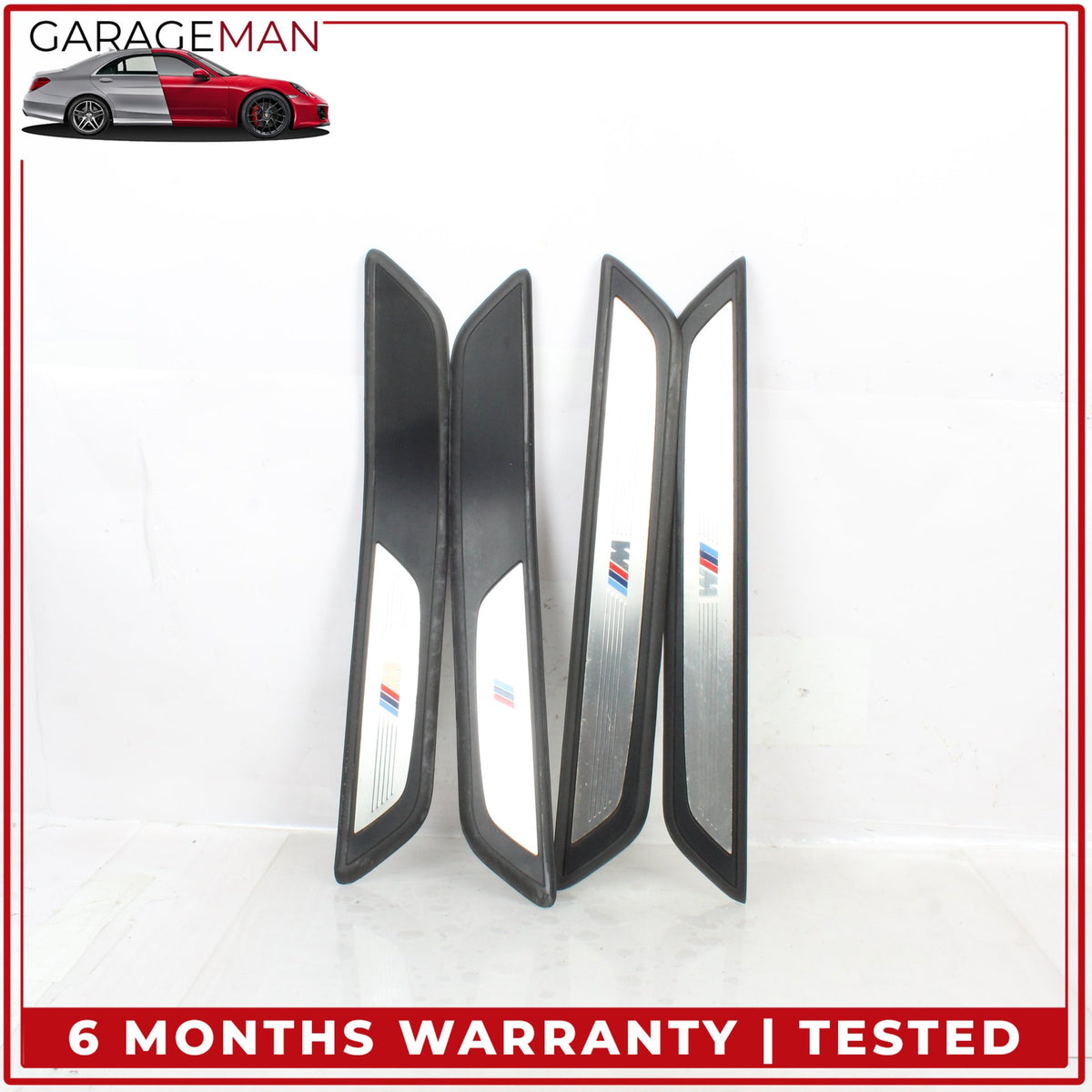 2009-2015 BMW 740i M-Sport Front and Rear Door Lower Step Sill Panel Set OEM