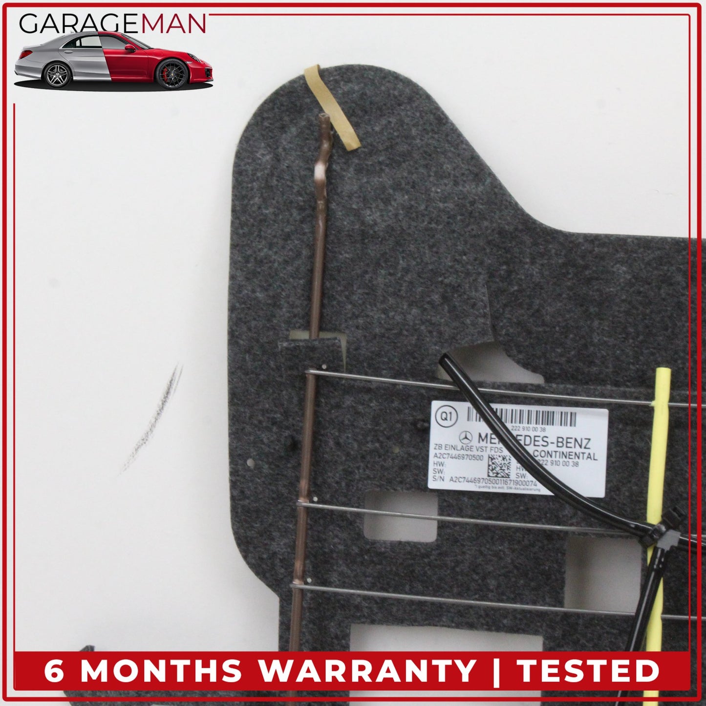 2014-2017 Mercedes W222 S550e Front Left or Right Top Seat Bladder Bolster OEM