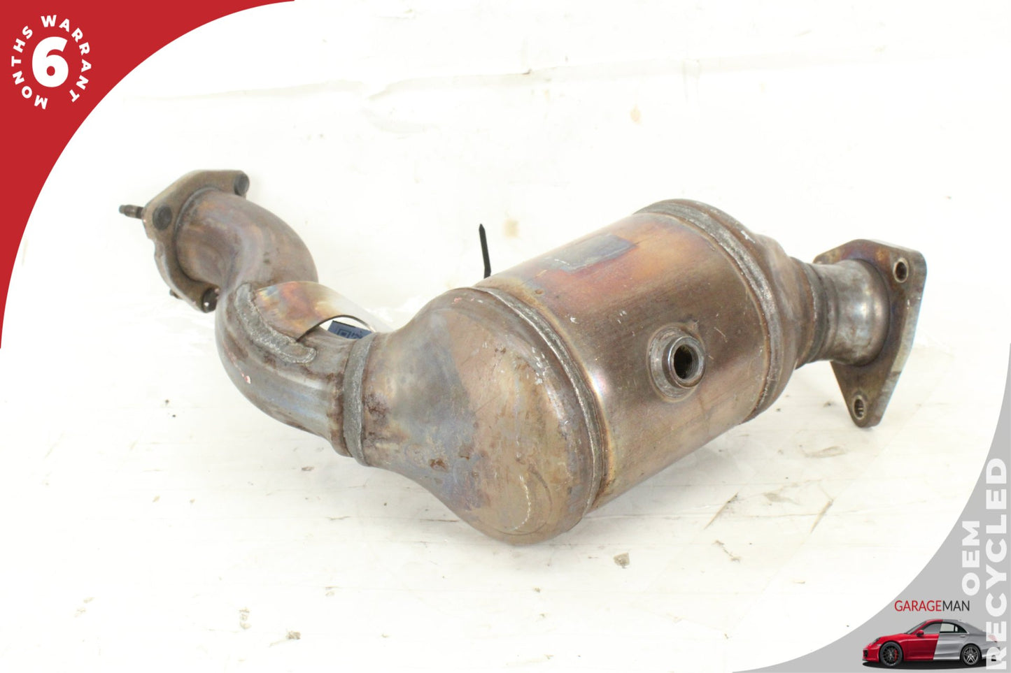2012-2015 Audi A6 A7 A8 3.0L Left Driver Side Exhaust Downpipe 4G0131703AF OEM