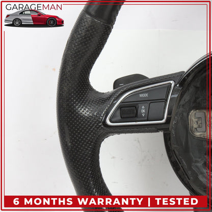 2012-2015 Audi Q7 Front Left Steering Wheel w/ Paddle Shifters 4L0419091AS OEM
