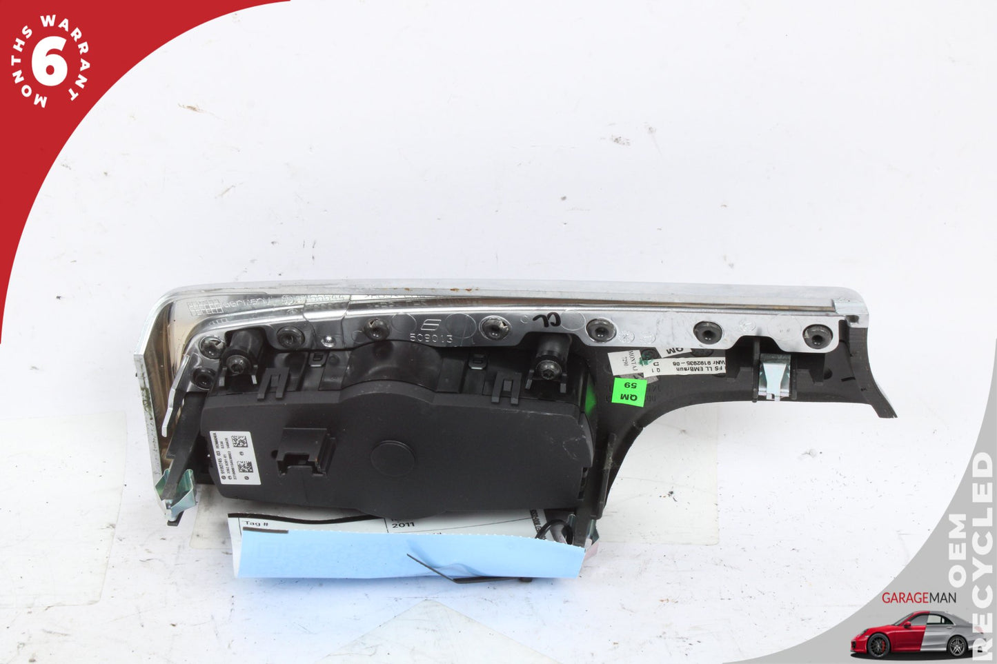 2011-2016 BMW 528i F10 Front Left Side Headlight Control Switch w/ Trim OEM