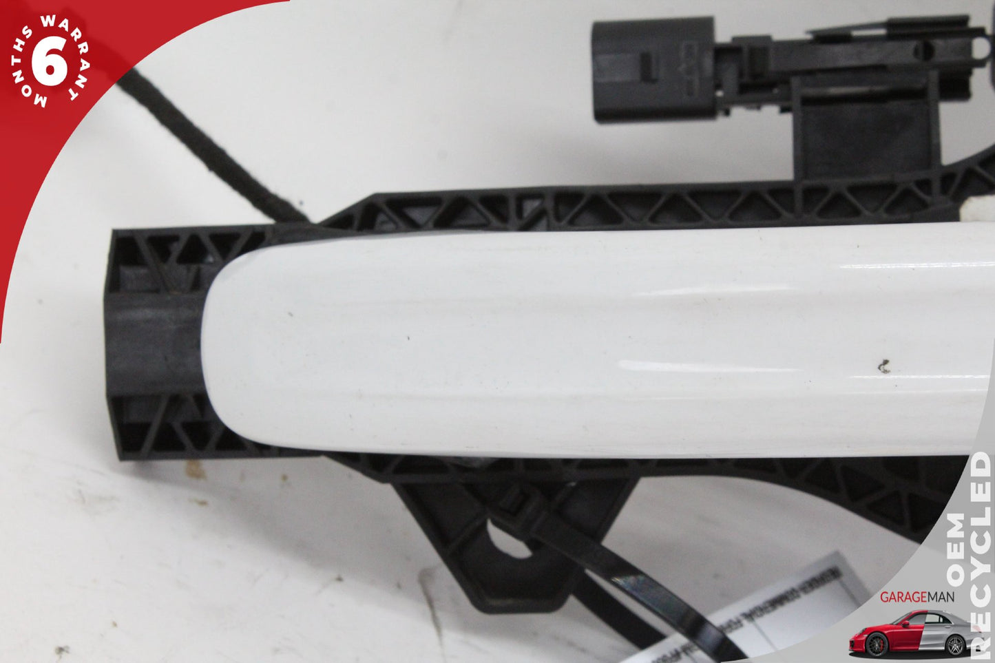 2007-2015 Audi Q7 Front Left Driver Side Exterior Door Handle White Keyless OEM