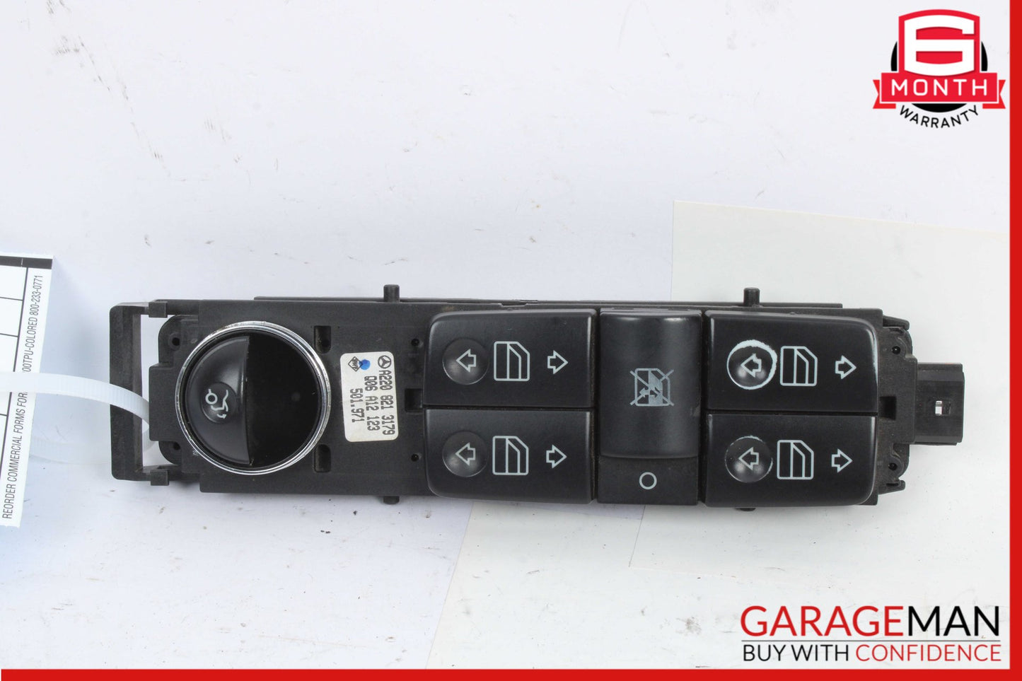 2003-2006 Mercedes W220 S55 AMG Front Left Side Master Window Control Switch OEM