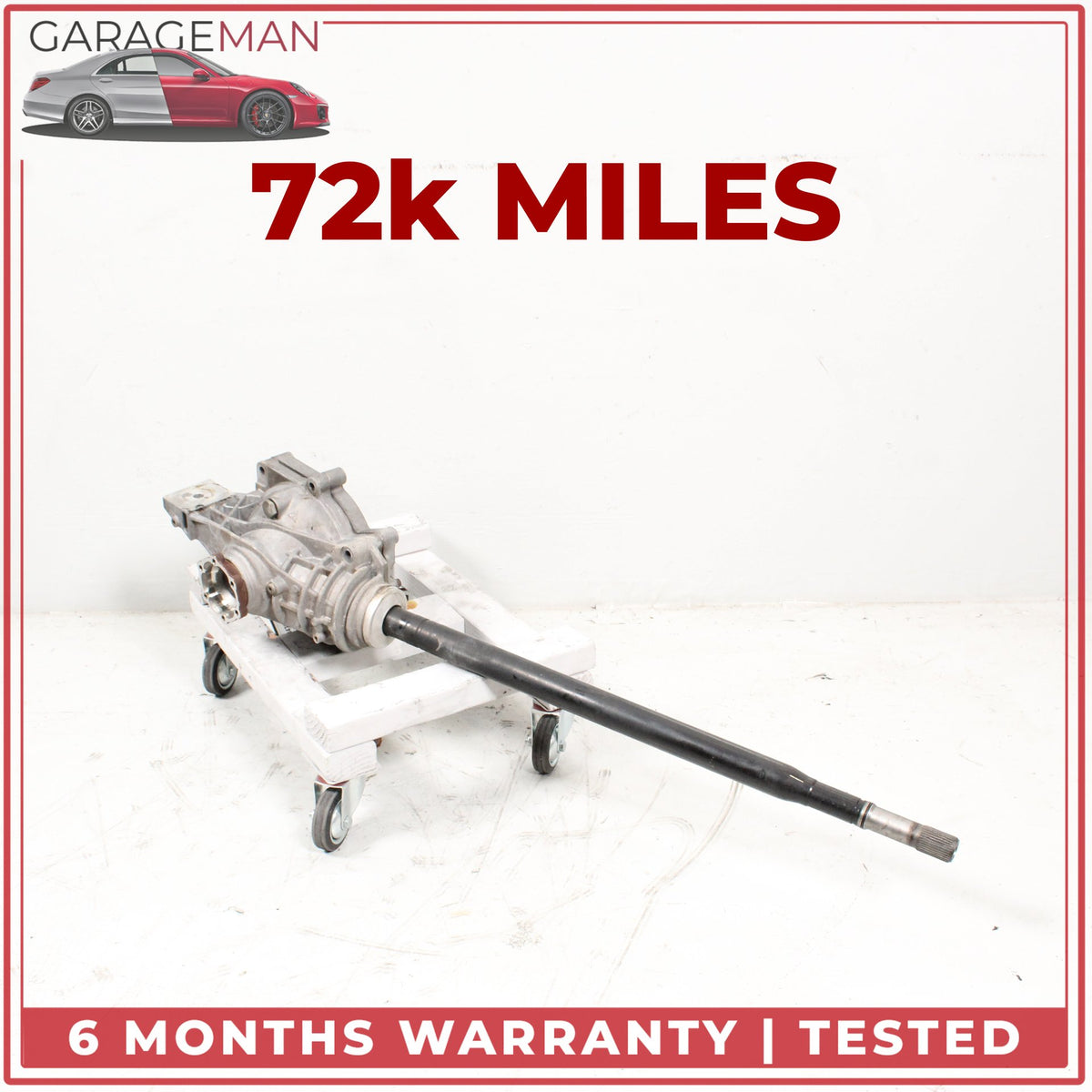 2010-2016 Porsche Panamera 970 AWD Front Axle Differential w/ Drive Shaft OEM