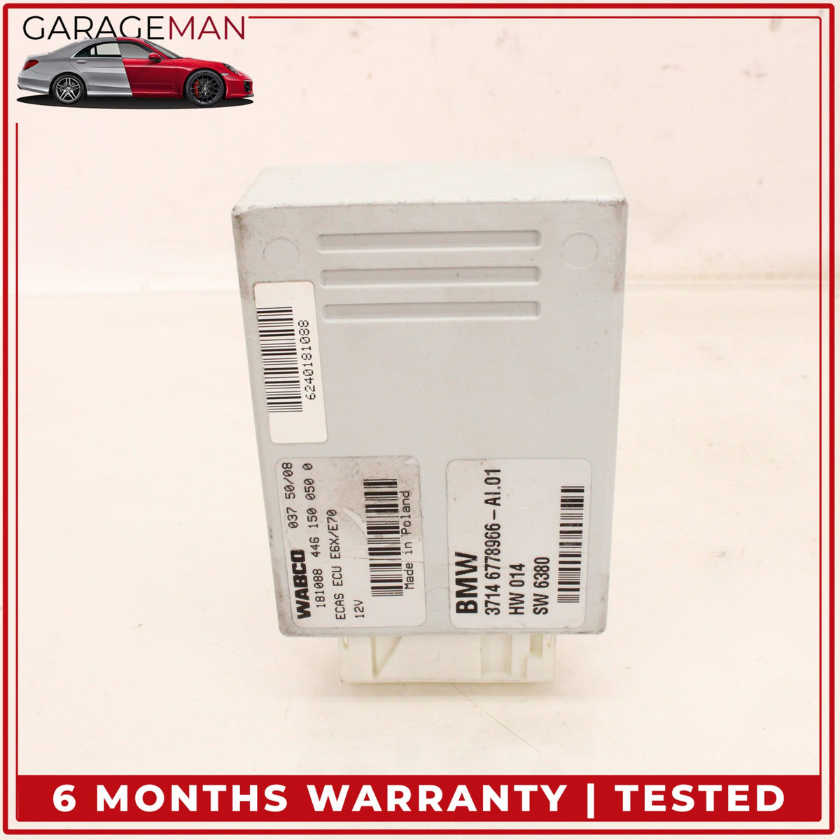 2007-2014 BMW X6 X5 E70 Air Suspension Control Module Unit 6778966 OEM