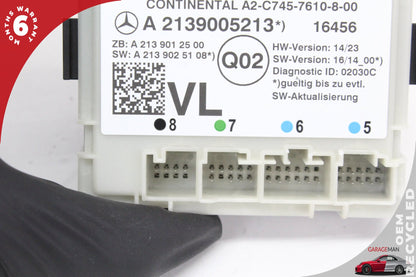 17-19 Mercedes-Benz E400 W213 Wagon Left Front Door Control Module 2139005213 OEM