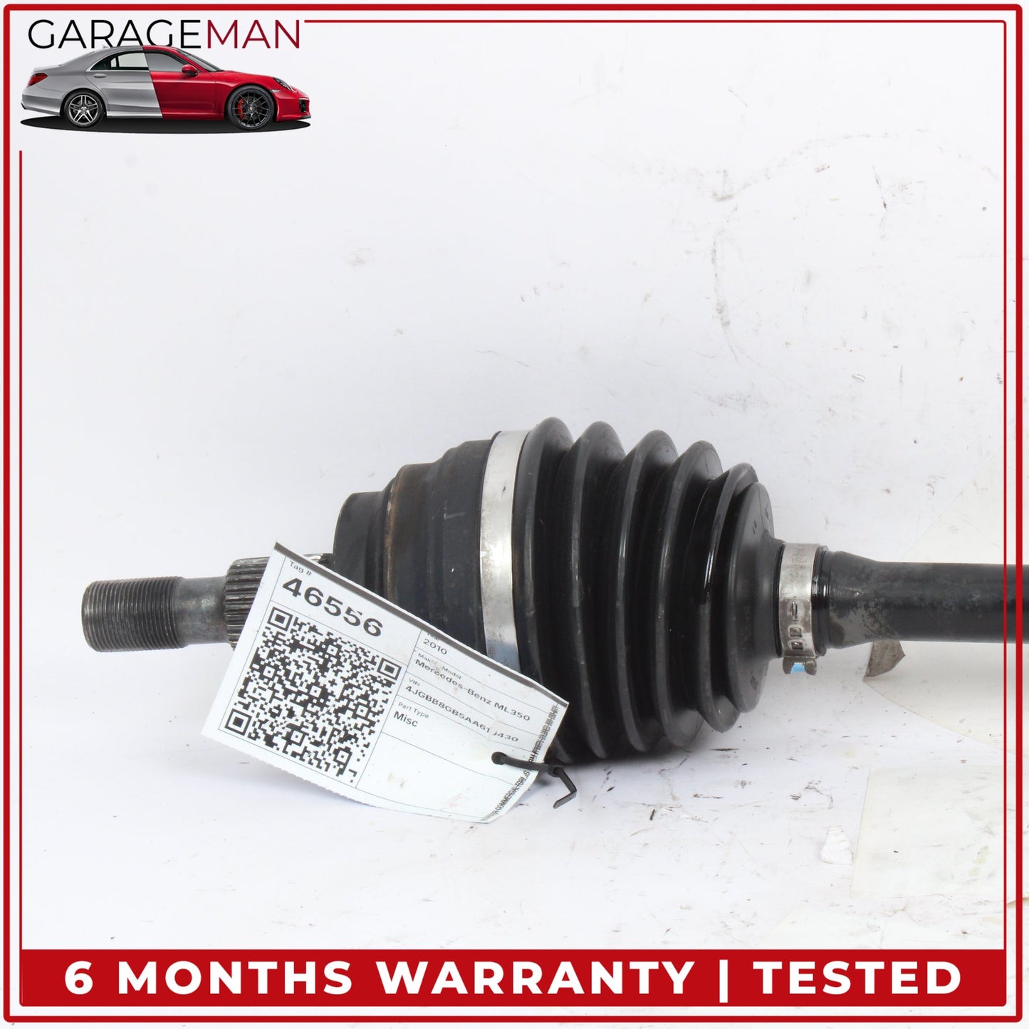 2006-2012 Mercedes W164 ML350 Front Left Side CV Axle Drive Shaft 1643300801 OEM