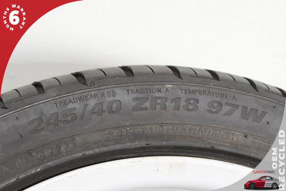 2016-2023 Audi TT Wheel Rim w/ Tire Twin 5 Spoke 8.5JX18H2 ET50 8S0601025E OEM