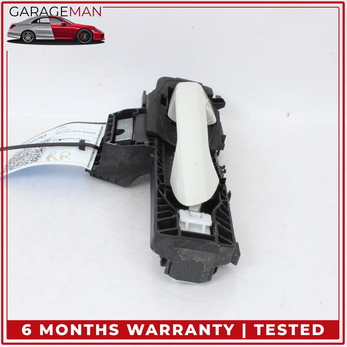 2015-2020 Mercedes X156 GLA250 Rear Right Side Exterior Door Handle White OEM