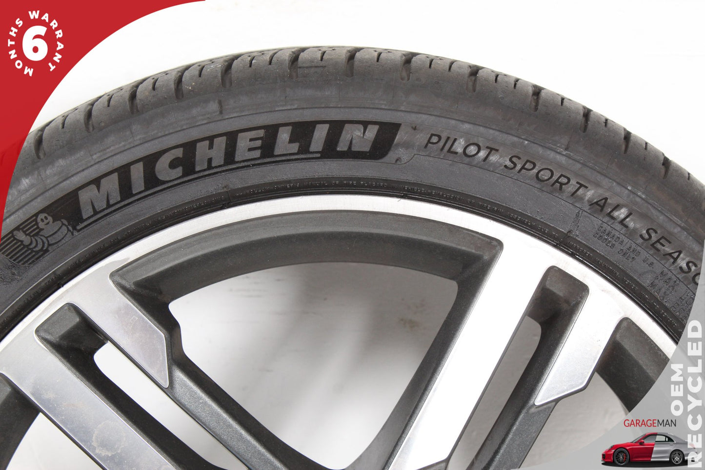 2017-2020 Audi A4 S4 5 Spoke Wheel Rim w/ Michelin Tire 8.0Jx18H2 8W0601025M OEM