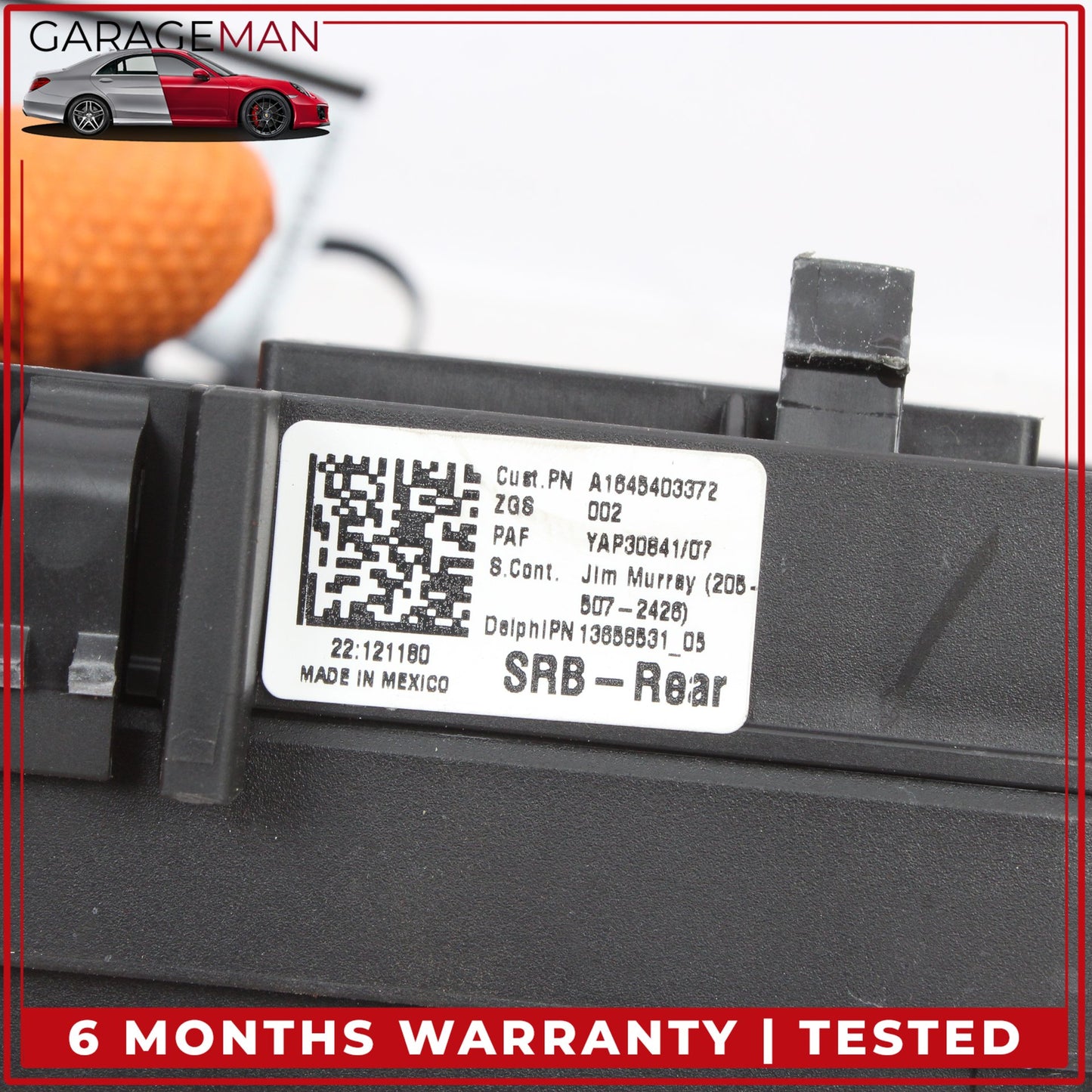 2006-2013 Mercedes W164 ML350 GL450 R350 Rear SAM Relay Fuse Box 1645403372 OEM