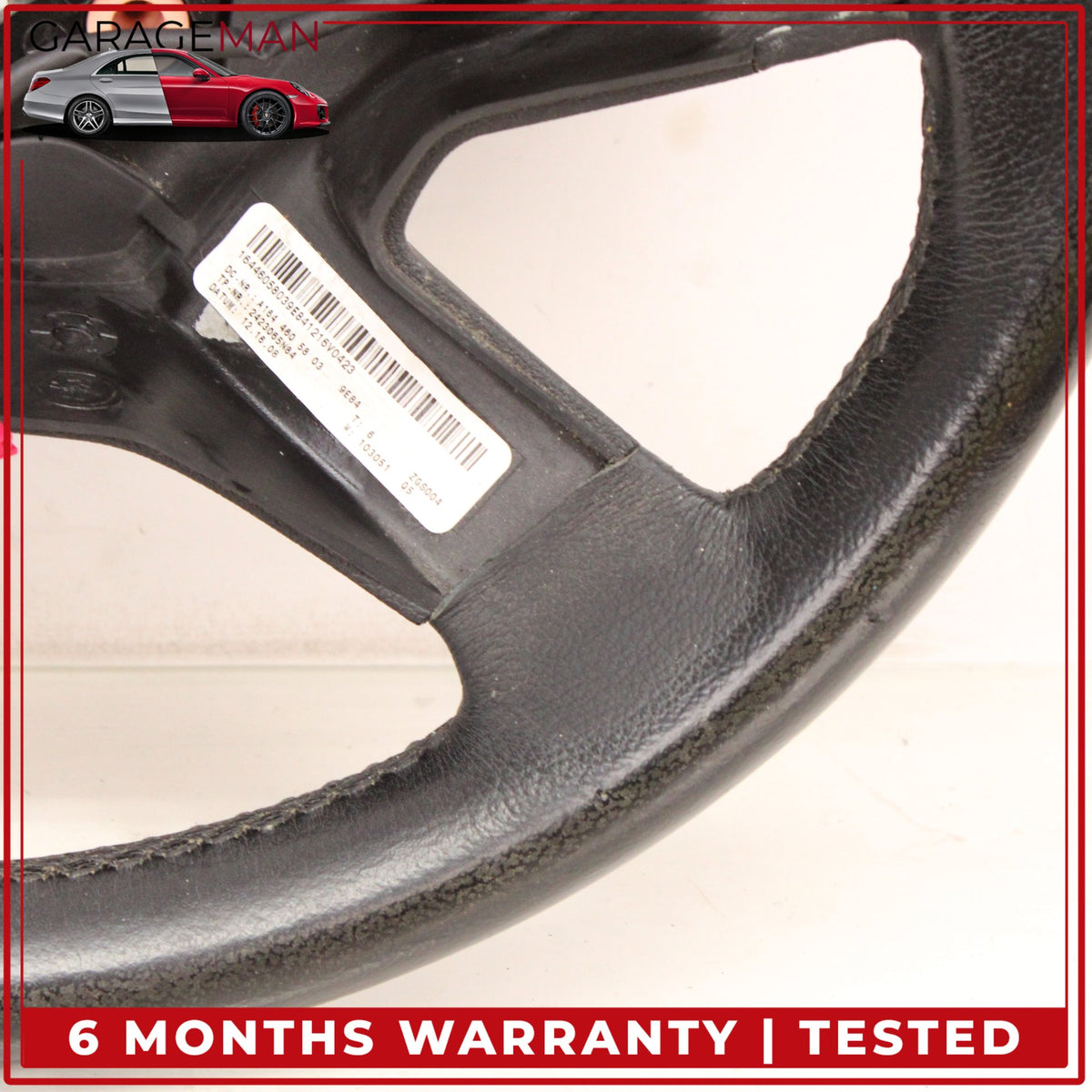 2009-2013 Mercedes X164 GL450 ML550 Steering Wheel w/ Paddle Shifters Black OEM