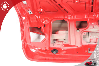 2012-2018 BMW 320i 328i F30 Rear Trunk Lid Shell Panel Assembly Red 7288757 OEM